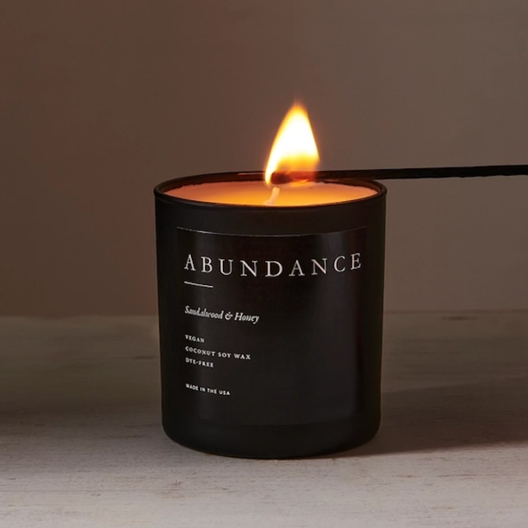 Abundance Candle - Sandalwood & Honey