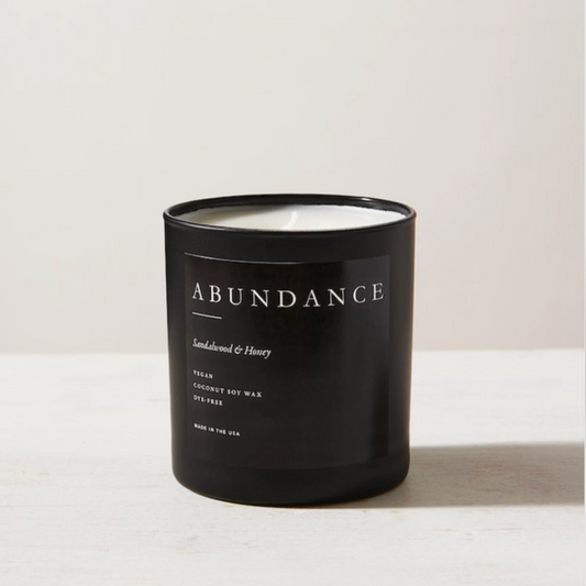 Abundance Candle - Sandalwood & Honey